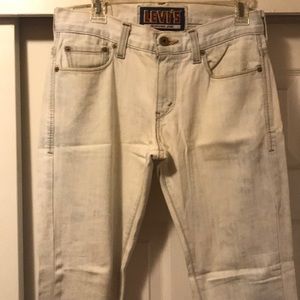 Vintage Levi’s 511 White Skinny Jean
